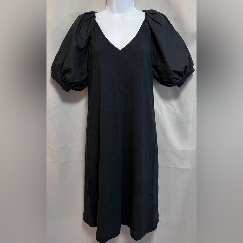 Anthropologie Velvet Graham Spencer Ignacia Black Structured Dress Sz Small - Picture 4 of 12